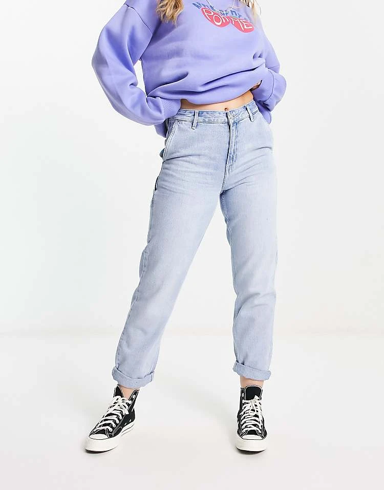 Carhartt WIP Carhartt Pierce Boyfriend Fit Denim Jeans In Midwash Blue For Women 5 Carhartt WIP Carhartt Pierce Boyfriend Fit Denim Jeans In Midwash Blue For Women - Image 5