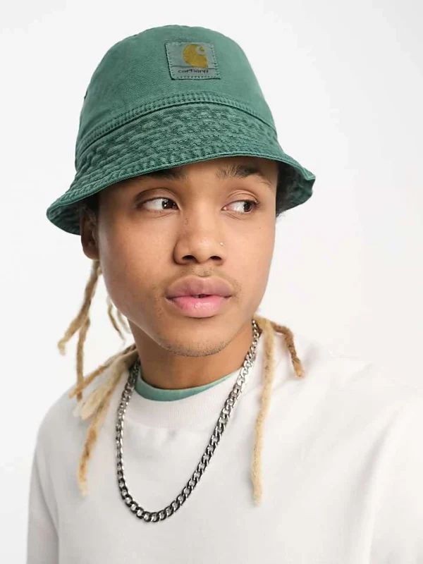 Carhartt WIP Bayfield Bucket Hat In Green For Unisex