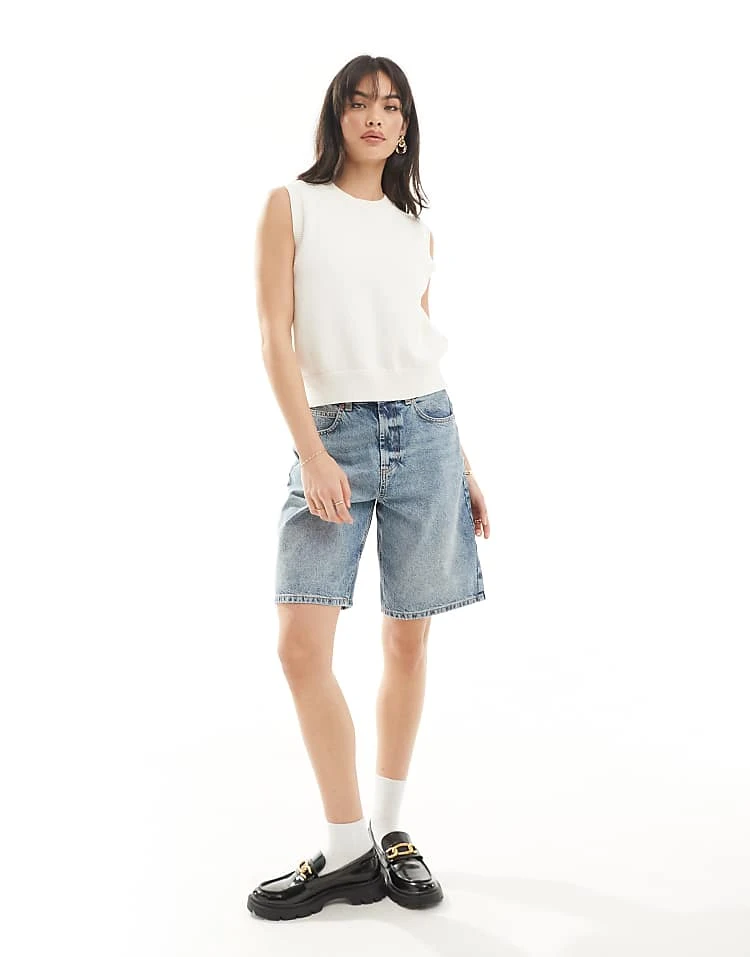 Carhartt WIP Chester Knitted Vets In White For Women 4 Carhartt WIP Chester Knitted Vets In White For Women - Image 4