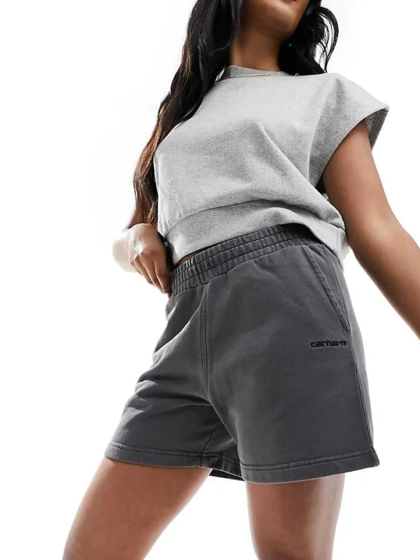 Carhartt WIP Duster Sweat Shorts In Black For Women