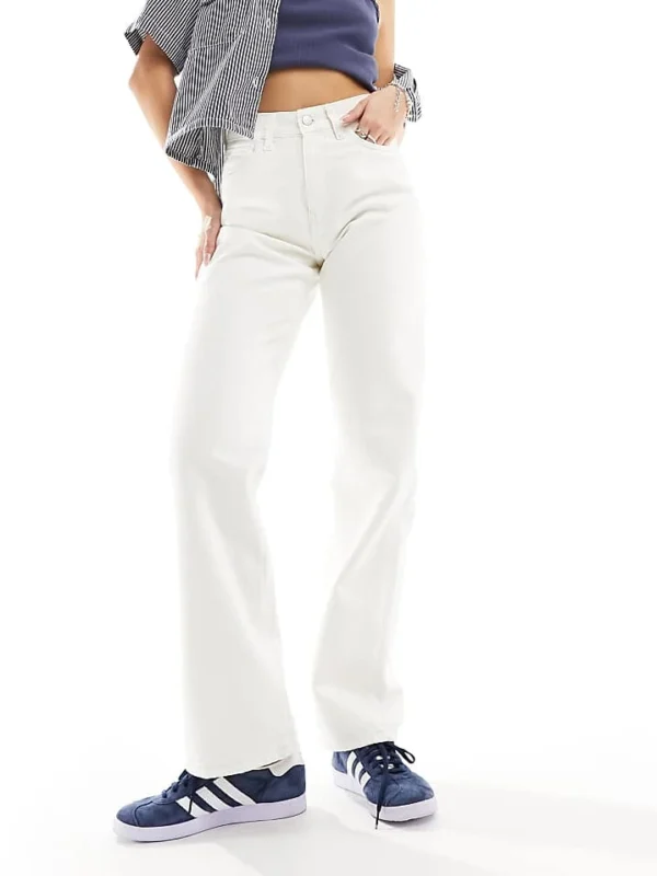 Carhartt WIP Noxon High Waist Jeans In White For Women