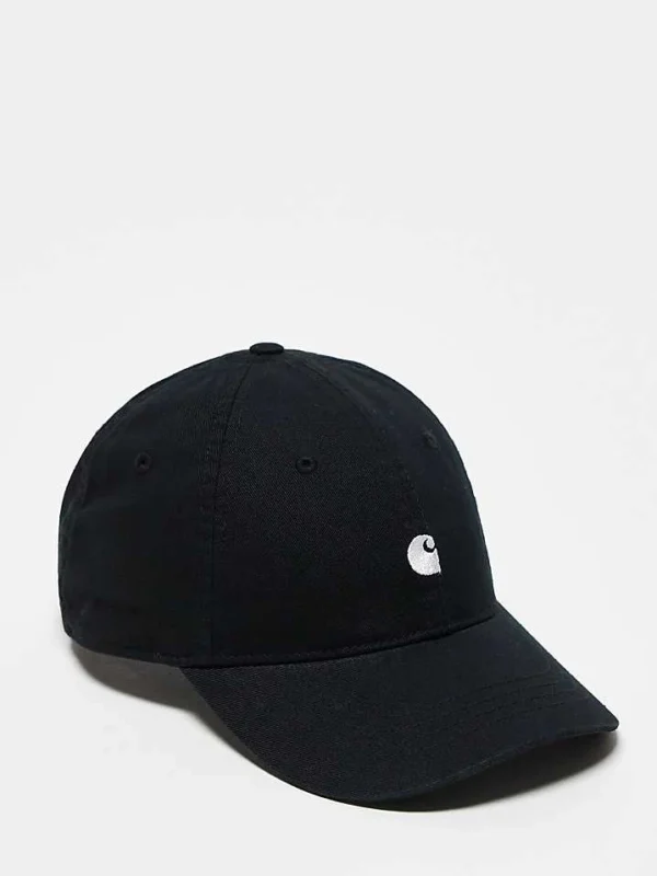 Carhartt WIP Unisex Madison Logo Cap In Black For Unisex