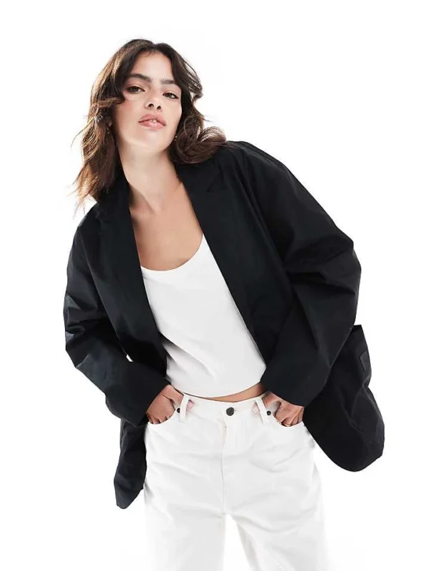 Carhartt WIP Franky Relaxed Fit Blazer In Black For Women