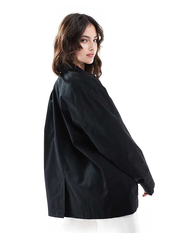 Carhartt WIP Franky Relaxed Fit Blazer In Black For Women 2 Carhartt WIP Franky Relaxed Fit Blazer In Black For Women - Image 2