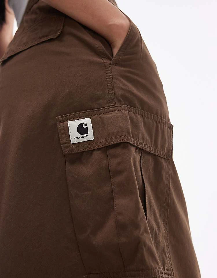 Carhartt WIP Cargo Maxi Skirt In Brown For Women 4 Carhartt WIP Cargo Maxi Skirt In Brown For Women - Image 4
