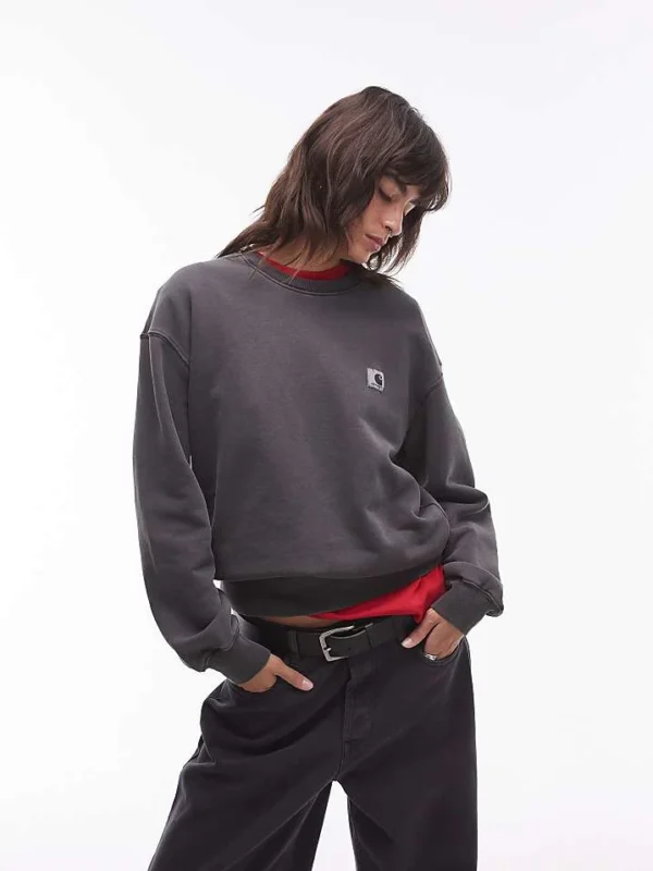 Carhartt WIP Nelson Sweatshirt In Grey For Women