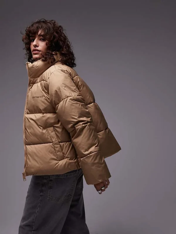 Carhartt WIP Springfield Puffer Jacket In Beige For Women