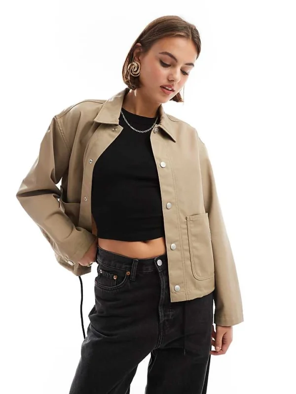 Carhartt WIP Simple Drawstring Jacket In Beige For Women