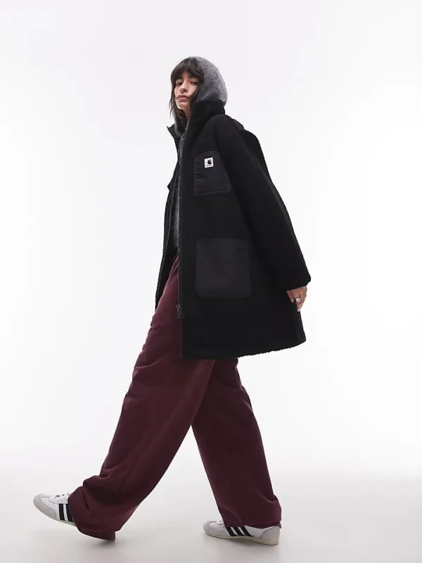 Carhartt WIP Orla Zip Up Jacket In Black For Women