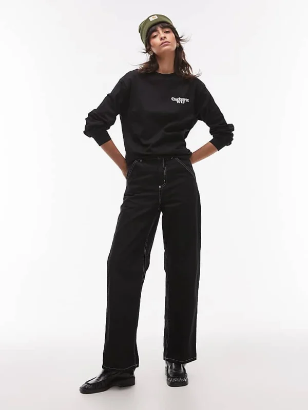 Carhartt WIP Simple Pant In Black For Women