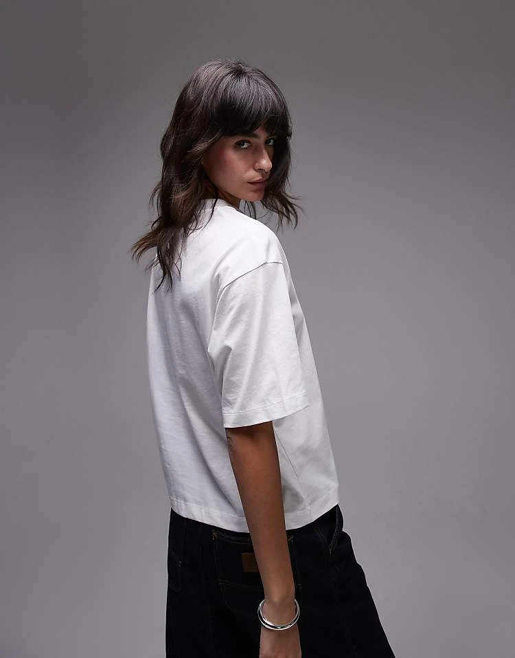 Carhartt WIP Short Sleeve Greatest Flicks T-shirt In White For Women 3 Carhartt WIP Short Sleeve Greatest Flicks T-shirt In White For Women - Image 3