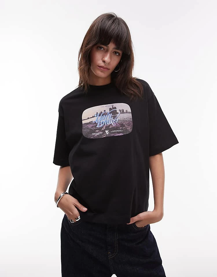 Carhartt WIP Short Sleeve Greatest Flicks T-shirt In Black For Women 5 Carhartt WIP Short Sleeve Greatest Flicks T-shirt In Black For Women - Image 5