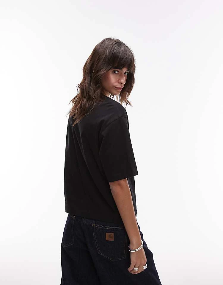 Carhartt WIP Short Sleeve Greatest Flicks T-shirt In Black For Women 3 Carhartt WIP Short Sleeve Greatest Flicks T-shirt In Black For Women - Image 3