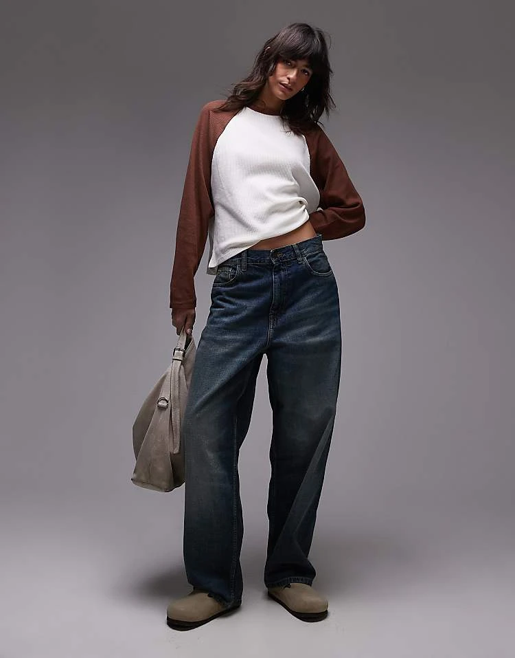 Carhartt WIP Brandon Loose Fit Jeans In Blue For Women 1 Carhartt WIP Brandon Loose Fit Jeans In Blue For Women