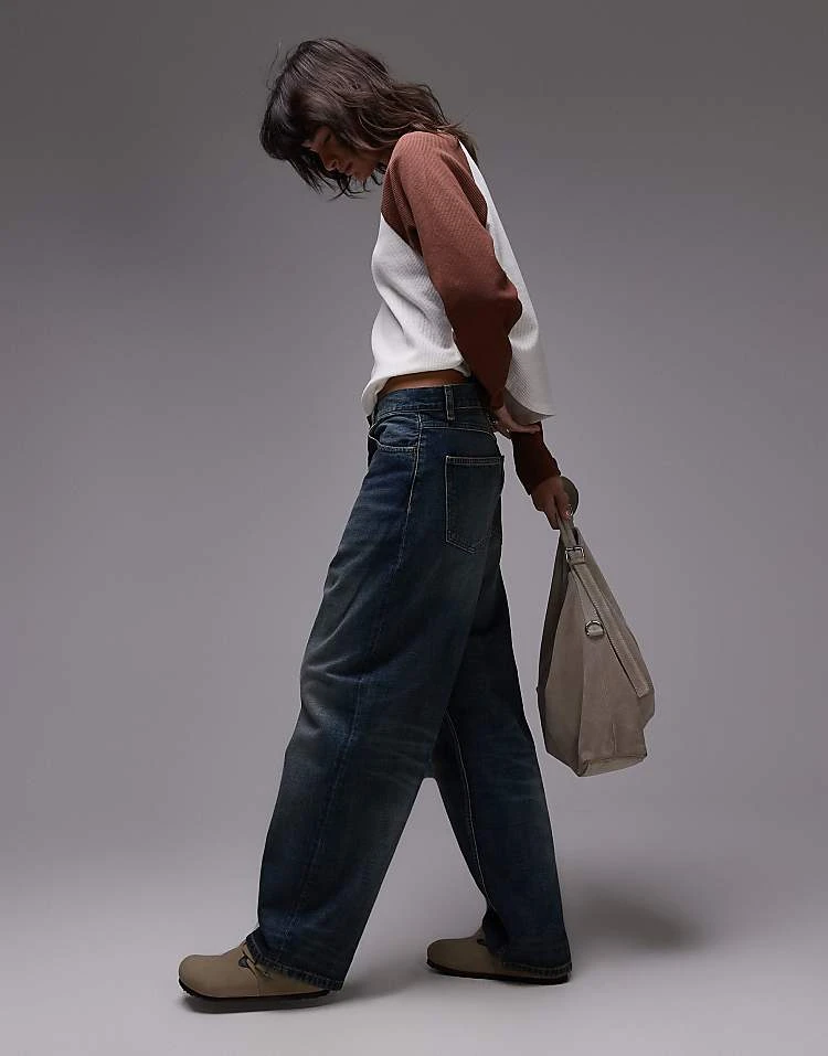 Carhartt WIP Brandon Loose Fit Jeans In Blue For Women 3 Carhartt WIP Brandon Loose Fit Jeans In Blue For Women - Image 3