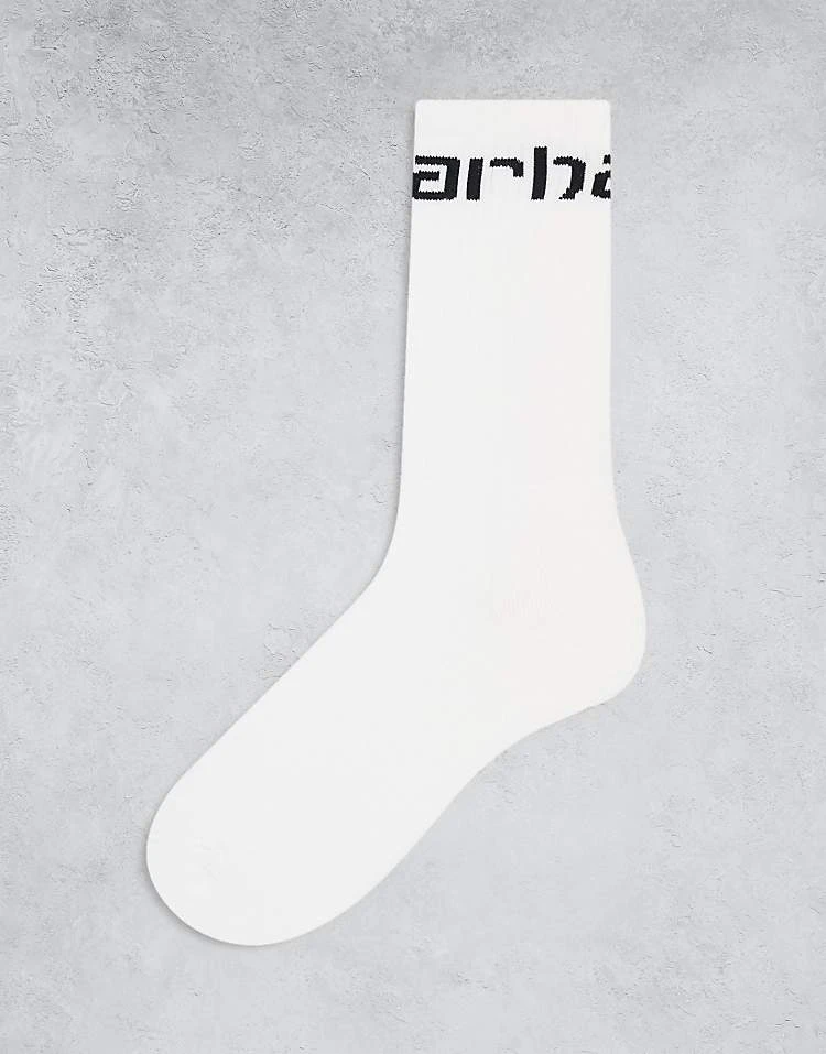 Carhartt WIP Socks In White For Unisex 4 Carhartt WIP Socks In White For Unisex - Image 4