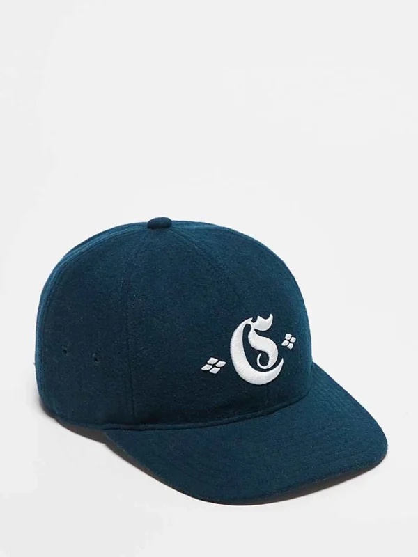 Carhartt WIP Greatest Hits Logo Cap In Green For Unisex Mid Green