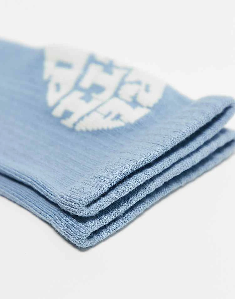 Carhartt WIP Heartbreaker Socks In Light Blue For Unisex 2 Carhartt WIP Heartbreaker Socks In Light Blue For Unisex - Image 2