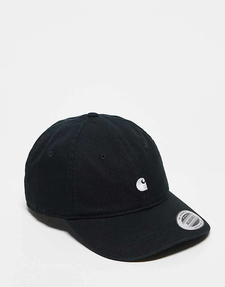Carhartt WIP Madison Logo Cap In Black For Unisex 1 Carhartt WIP Madison Logo Cap In Black For Unisex