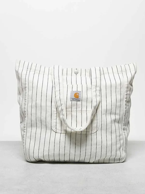 Carhartt WIP Hendry Tote In Pinstripe For Unisex Navy