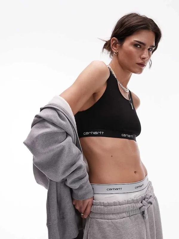 Carhartt WIP Script Racer Tank In Black For Women