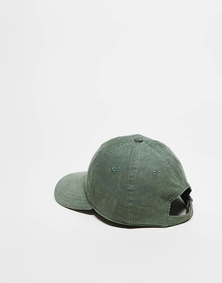 Carhartt WIP Harlem Cord Cap In Green For Unisex 3 Carhartt WIP Harlem Cord Cap In Green For Unisex - Image 3