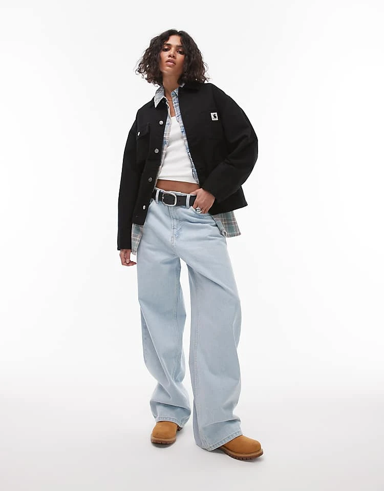 Carhartt WIP OG Michigan Jacket In Black For Women 5 Carhartt WIP OG Michigan Jacket In Black For Women - Image 5