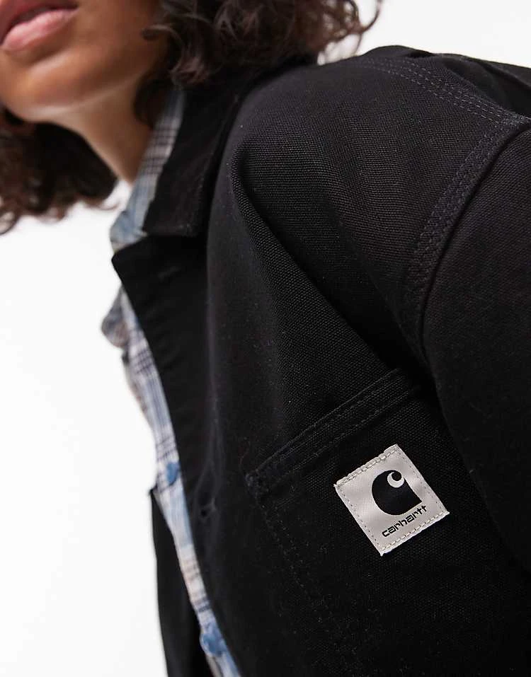 Carhartt WIP OG Michigan Jacket In Black For Women 3 Carhartt WIP OG Michigan Jacket In Black For Women - Image 3