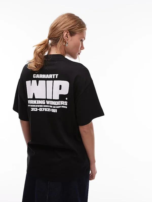 Carhartt WIP Day Off T-shirt With Back Print In Black For Women