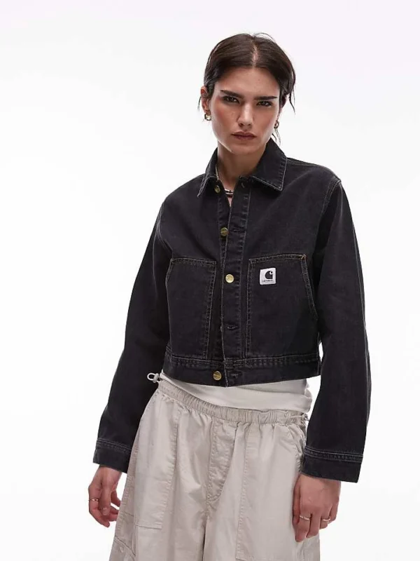 Carhartt WIP Arca Denim Jacket In Black For Women